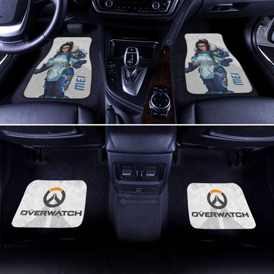 Mei Car Floor Mats Custom Overwatch - Gearcarcover - 2