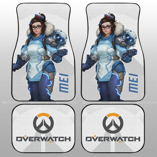 Mei Car Floor Mats Custom Overwatch - Gearcarcover - 1