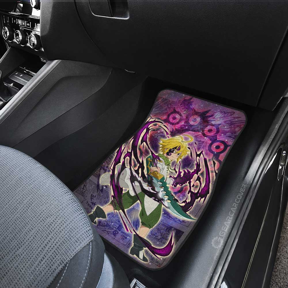 Meliodas Car Floor Mats Custom Seven Deadly Sins Anime Galaxy Manga Style - Gearcarcover - 4