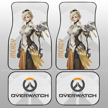 Mercy Car Floor Mats Custom Overwatch - Gearcarcover - 1