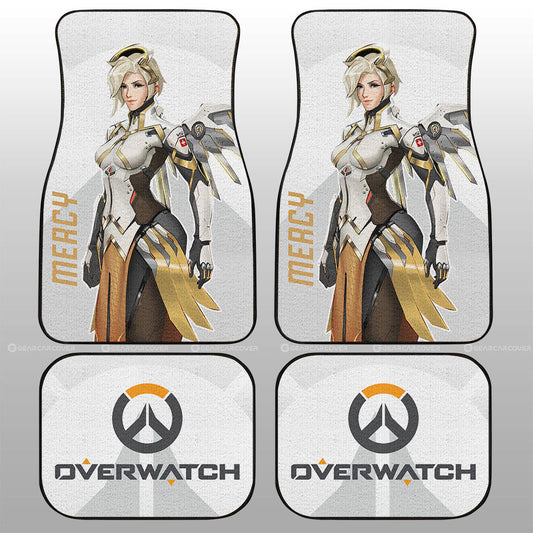 Mercy Car Floor Mats Custom Overwatch - Gearcarcover - 1