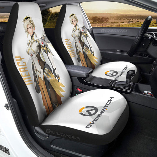 Mercy Car Seat Covers Custom Overwatch - Gearcarcover - 2