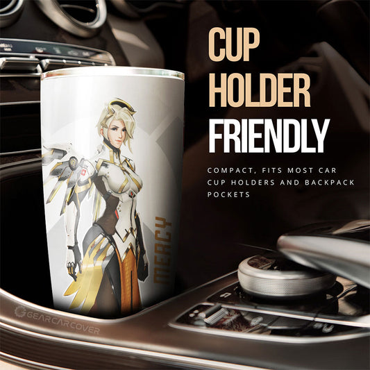 Mercy Tumbler Cup Custom Overwatch - Gearcarcover - 2