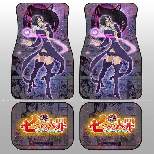 Merlin Car Floor Mats Custom Seven Deadly Sins Anime Galaxy Manga Style - Gearcarcover - 2