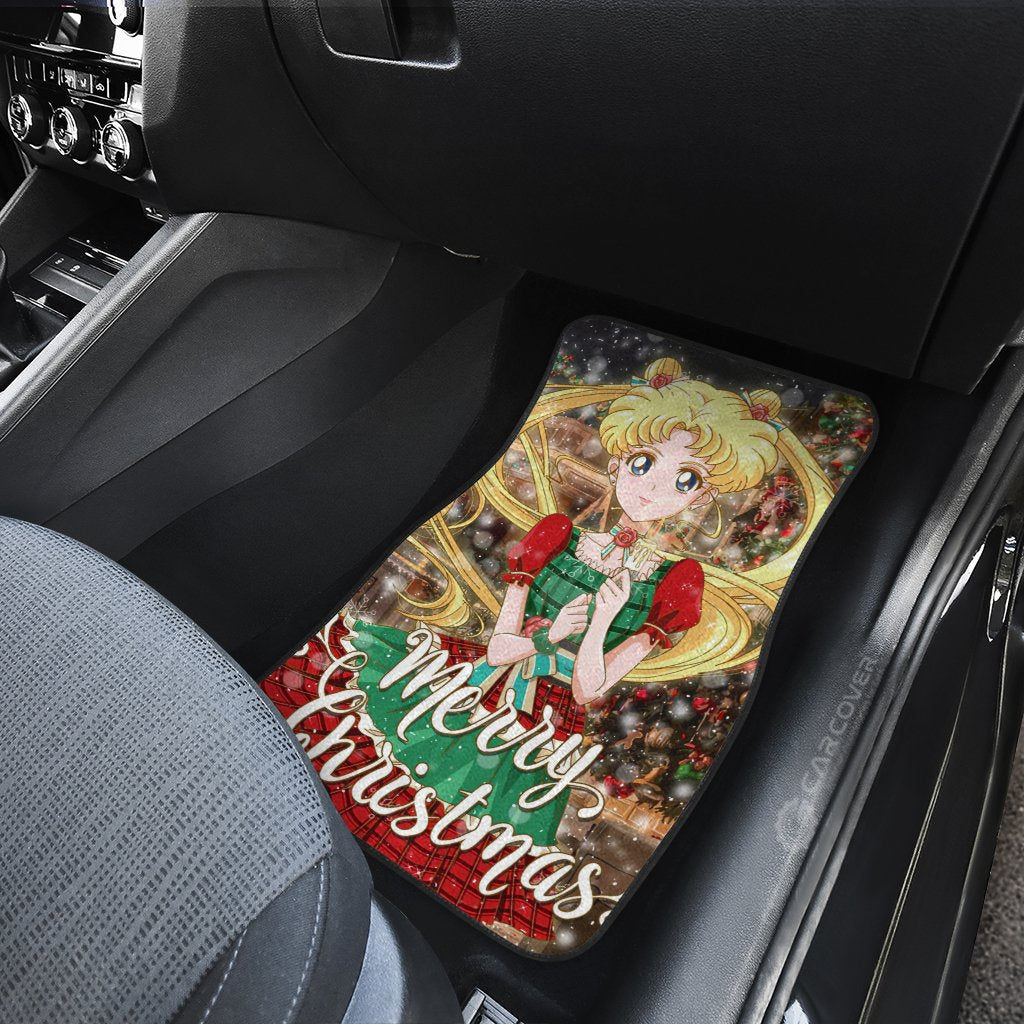 Merry Christmas Sailor Moon Car Floor Mats Custom Anime Car Accessories - Gearcarcover - 4