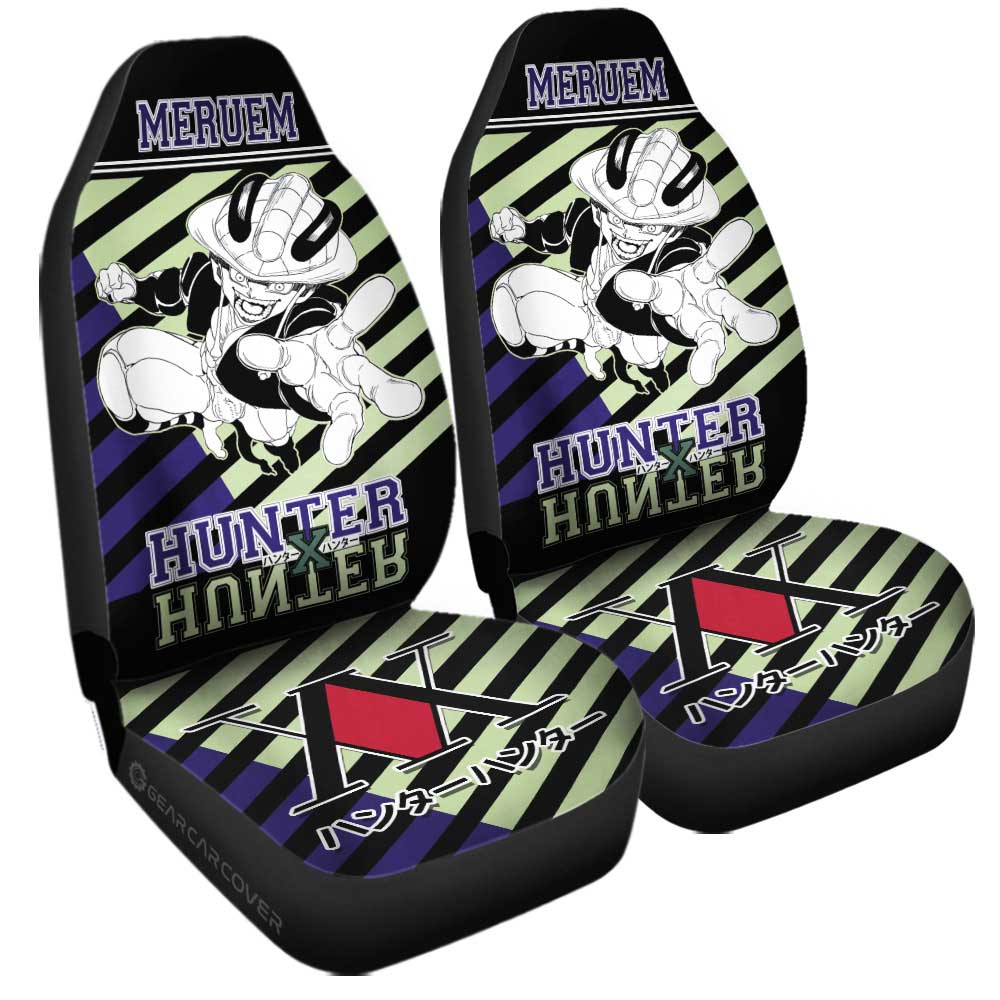 Meruem Car Seat Covers Custom Hunter x Hunter Anime Car Accessories - Gearcarcover - 1
