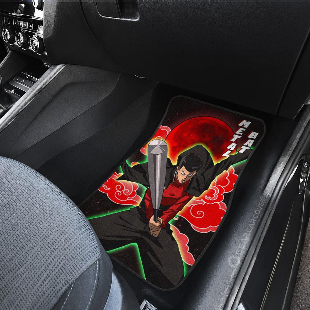 Metal Bat Car Floor Mats Custom One Punch Man Anime Car Accessories - Gearcarcover - 4