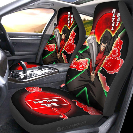 Metal Bat Car Seat Covers Custom One Punch Man Anime Car Accessories - Gearcarcover - 2