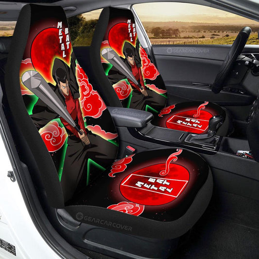 Metal Bat Car Seat Covers Custom One Punch Man Anime Car Accessories - Gearcarcover - 1