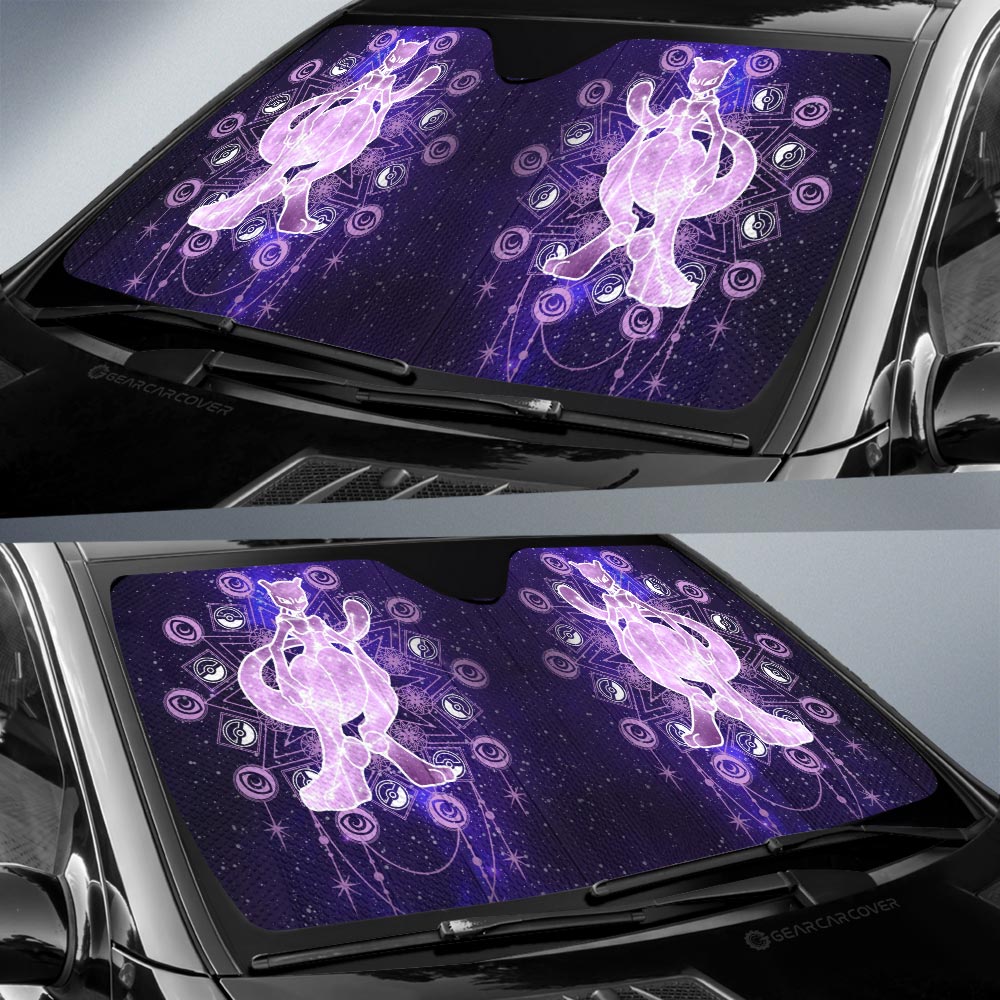 Mewtwo Car Sunshade Custom Car Accessories - Gearcarcover - 2