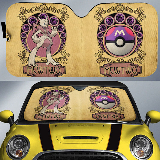 Mewtwo Car Sunshade Custom Car Interior Accessories - Gearcarcover - 1