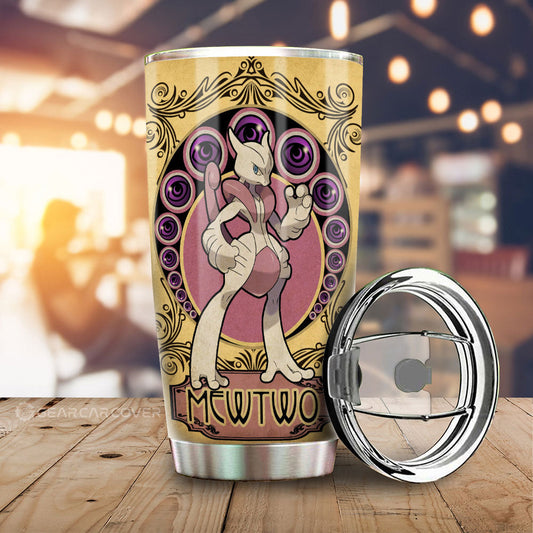 Mewtwo Tumbler Cup Custom Car Interior Accessories - Gearcarcover - 1