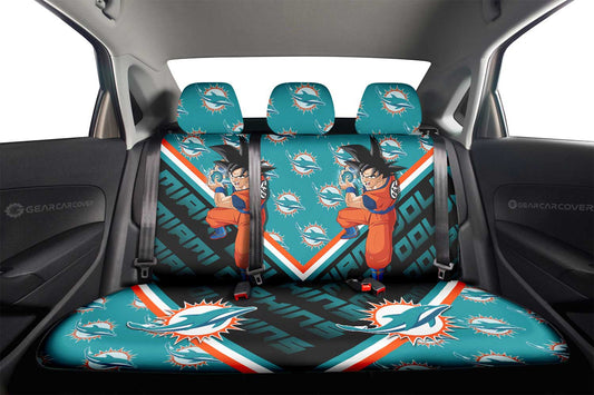 Miami Dolphins Car Back Seat Covers Custom Car Accessories For Fans - Gearcarcover - 2