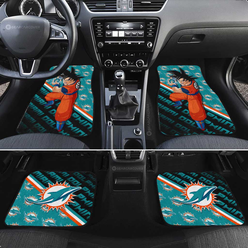Miami Dolphins Car Floor Mats Custom Car Accessories For Fans - Gearcarcover - 2
