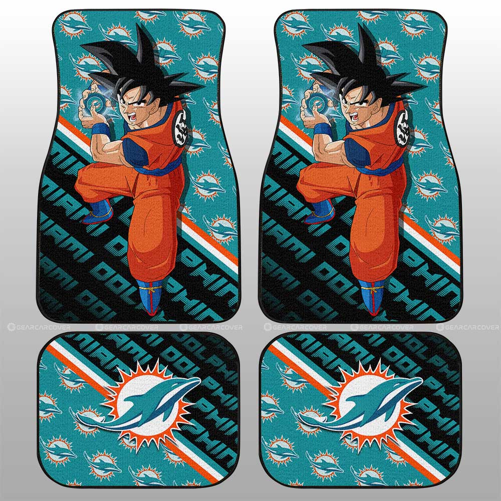 Miami Dolphins Car Floor Mats Custom Car Accessories For Fans - Gearcarcover - 1