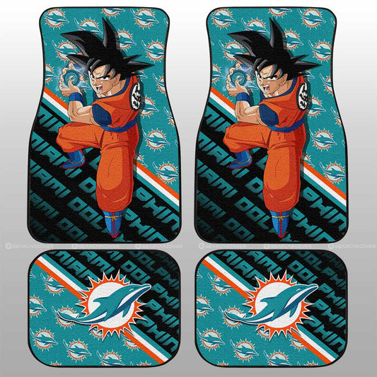 Miami Dolphins Car Floor Mats Custom Car Accessories For Fans - Gearcarcover - 1