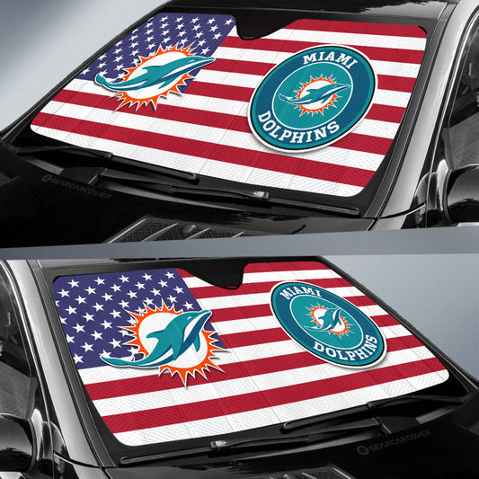 Miami Dolphins Car Sunshade Custom Car Decor Accessories - Gearcarcover - 2