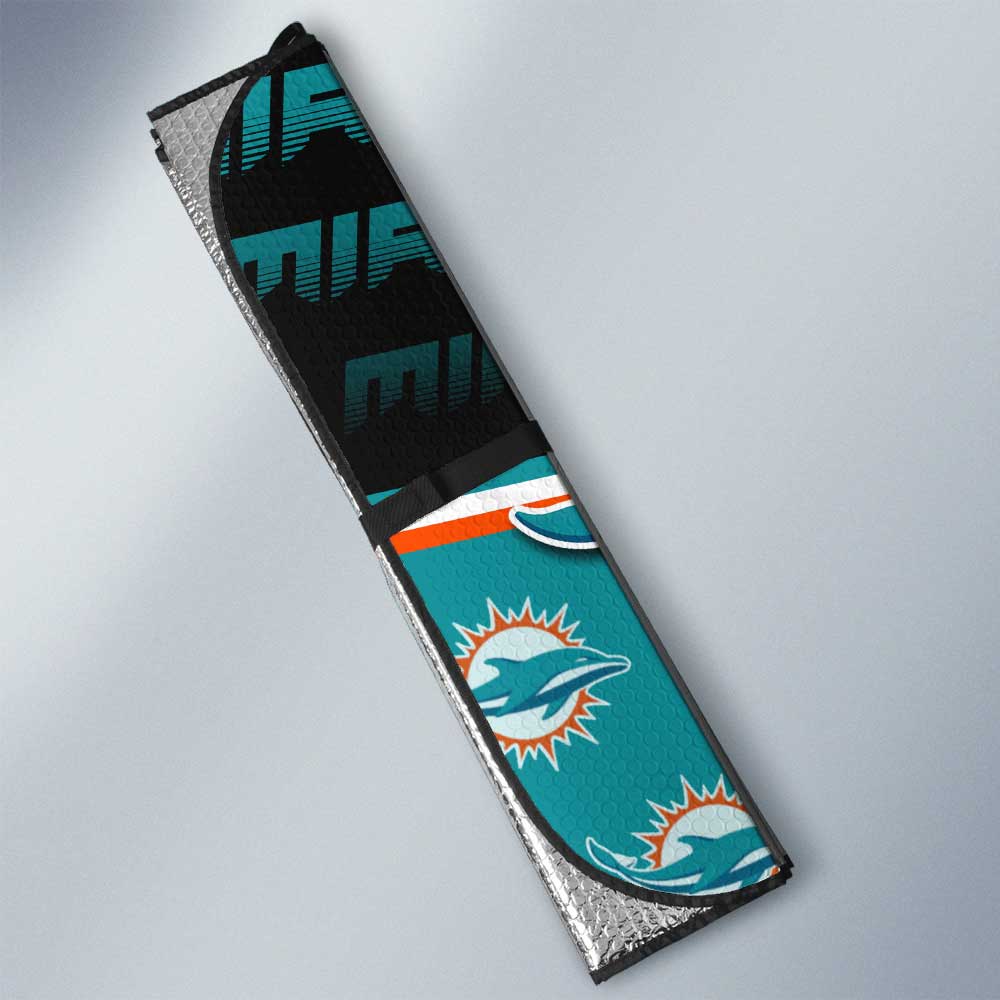 Miami Dolphins Car Sunshade Custom Car Interior Accessories - Gearcarcover - 3