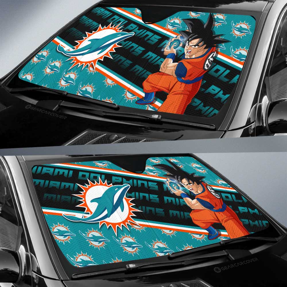 Miami Dolphins Car Sunshade Custom Car Interior Accessories - Gearcarcover - 2
