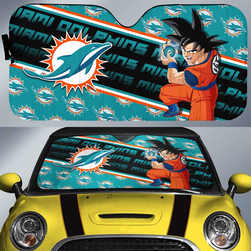 Miami Dolphins Car Sunshade Custom Car Interior Accessories - Gearcarcover - 1
