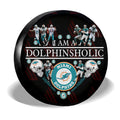 Miami Dolphins Spare Tire Covers Custom For Holic Fans - Gearcarcover - 3