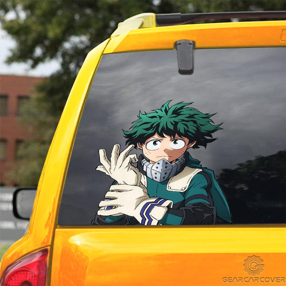 Midoriya Izuku Car Sticker Custom My Hero Academia Anime Car Accessories - Gearcarcover - 3
