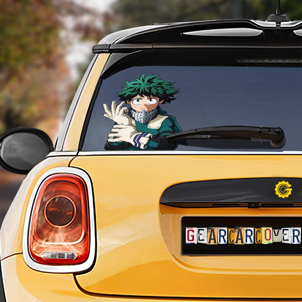 Midoriya Izuku Car Sticker Custom My Hero Academia Anime Car Accessories - Gearcarcover - 1