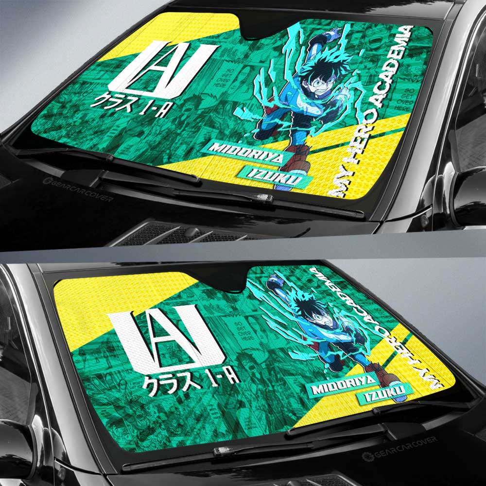 Midoriya Izuku Car Sunshade Custom My Hero Academia Anime Car Accessories - Gearcarcover - 3