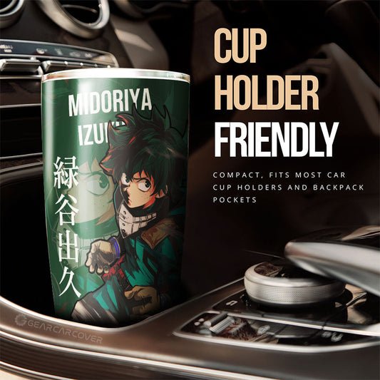 Midoriya Izuku Tumbler Cup Custom My Hero Academia Car Accessories For Anime Fans - Gearcarcover - 2