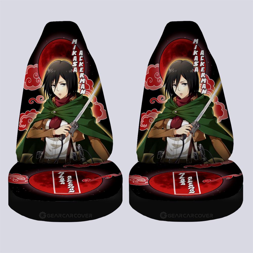 Mikasa Ackerman Car Seat Covers Custom Attack On Titan Anime - Gearcarcover - 4