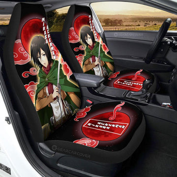 Mikasa Ackerman Car Seat Covers Custom Attack On Titan Anime - Gearcarcover - 1