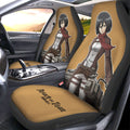 Mikasa Ackerman Car Seat Covers Custom Main Hero Attack On Titan Anime Car Accessories - Gearcarcover - 2