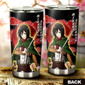Mikasa Ackerman Tumbler Cup Custom Attack On Titan Anime - Gearcarcover - 3