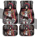 Mikasa Car Floor Mats Custom Anime Attack On Titan Car Interior Accessories - Gearcarcover - 1