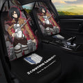 Mikasa Car Seat Covers Custom Anime Attack On Titan Car Interior Accessories - Gearcarcover - 1