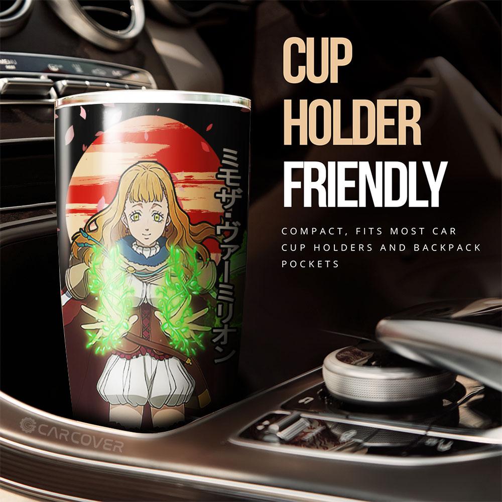 Mimosa Vermillion Tumbler Cup Custom Anime Black Clover Car Accessories - Gearcarcover - 2