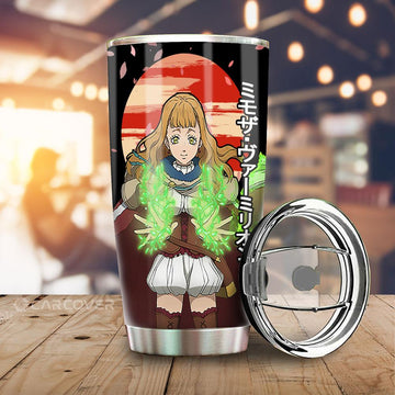 Mimosa Vermillion Tumbler Cup Custom Anime Black Clover Car Accessories - Gearcarcover - 1