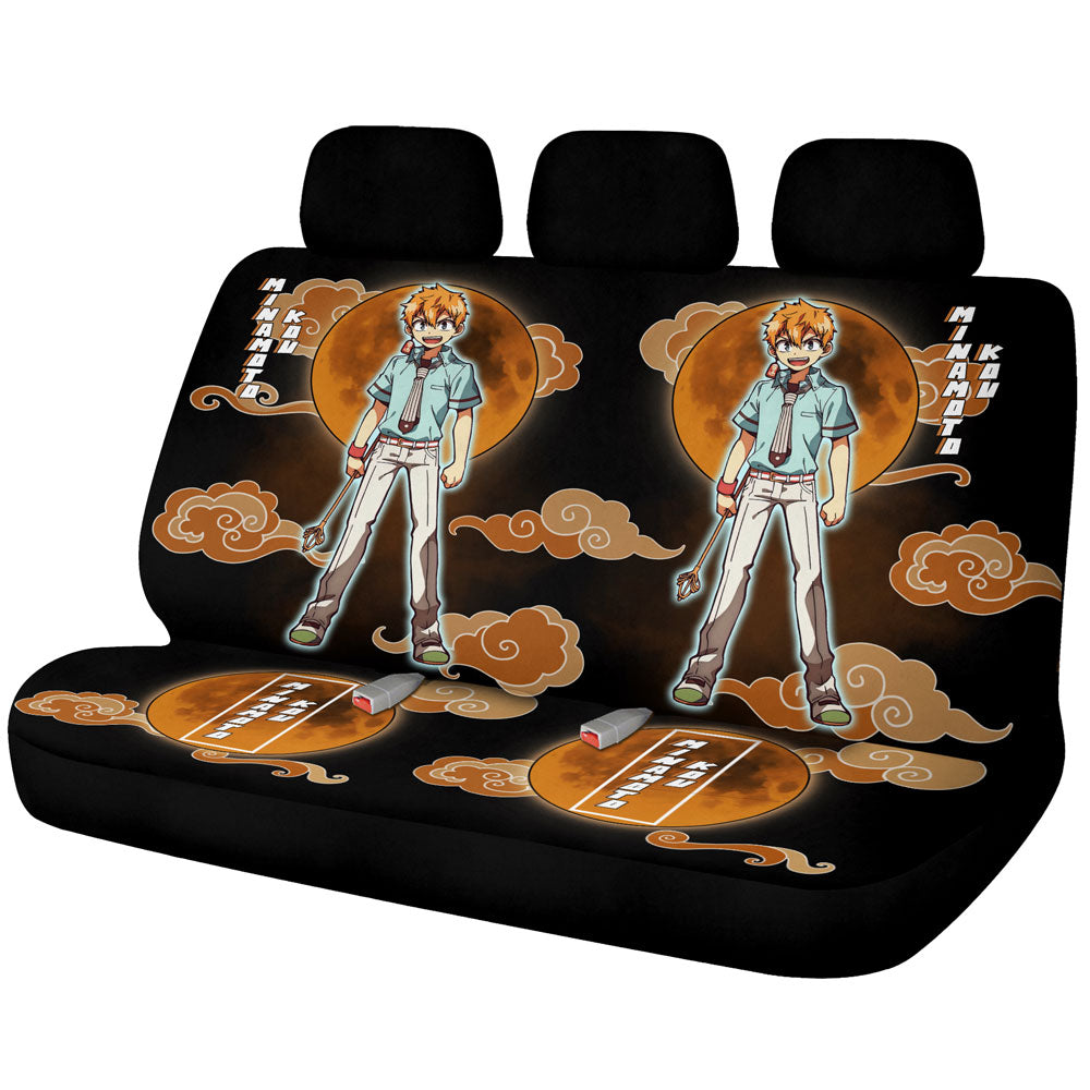 Minamoto Kou Car Back Seat Covers Custom Toilet-Bound Hanako-kun Anime Car Accessories - Gearcarcover - 1