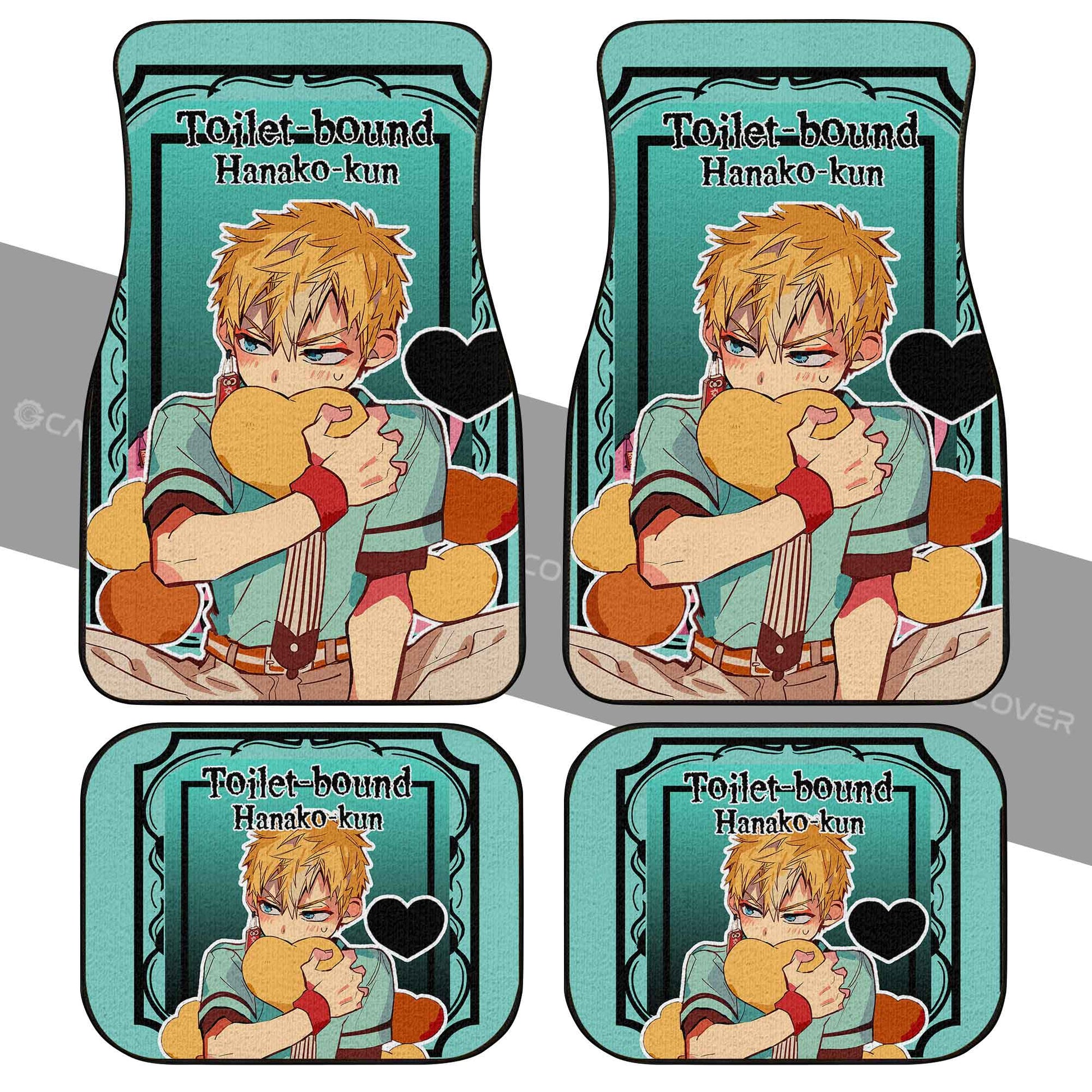 Minamoto Kou Car Floor Mats Custom Toilet-Bound Hanako-kun Anime Car Accessories - Gearcarcover - 2