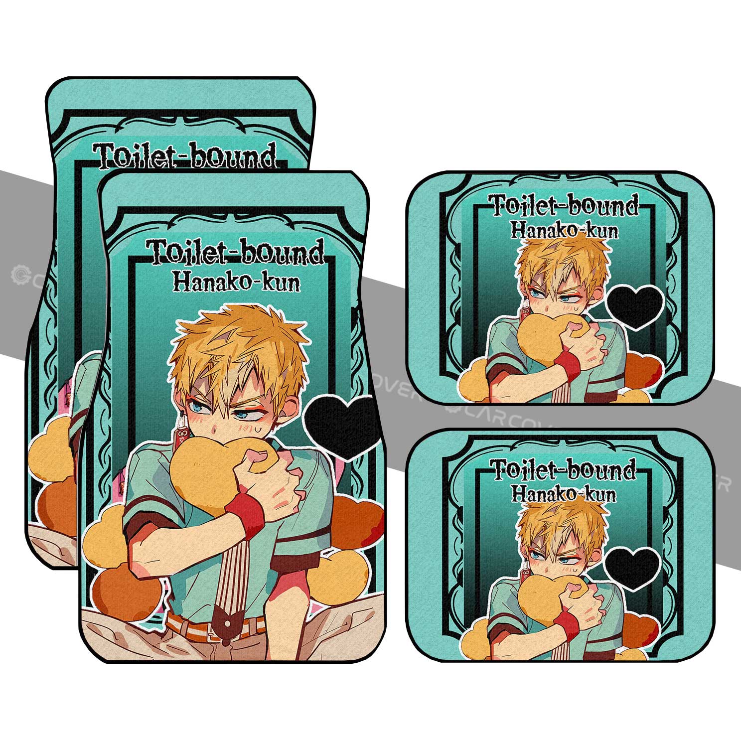 Minamoto Kou Car Floor Mats Custom Toilet-Bound Hanako-kun Anime Car Accessories - Gearcarcover - 1