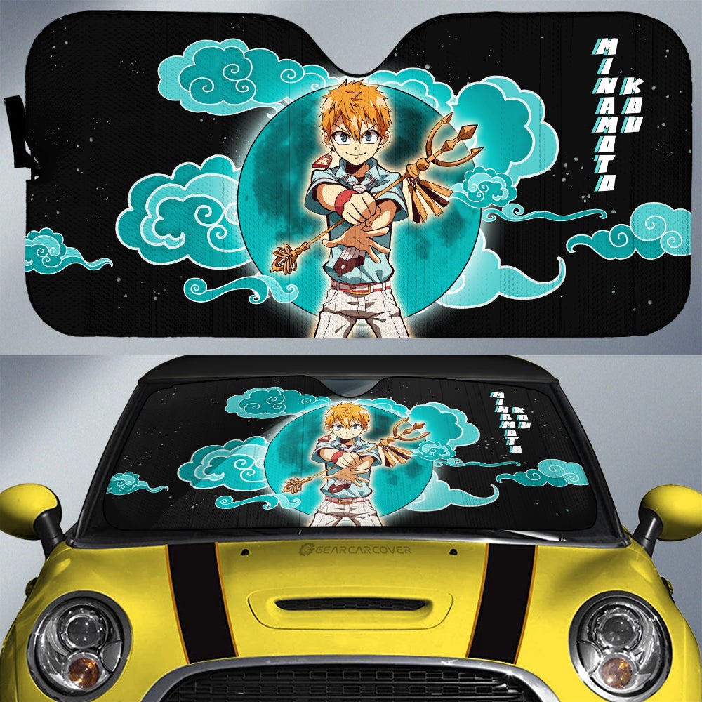 Minamoto Kou Car Sunshade Custom Toilet-Bound Hanako-kun Anime - Gearcarcover - 1