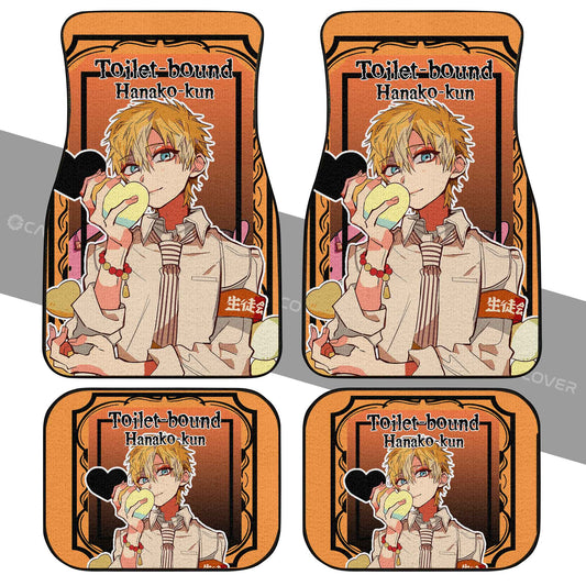 Minamoto Teru Car Floor Mats Custom Anime Toilet-Bound Hanako-kun Car Accessories - Gearcarcover - 2