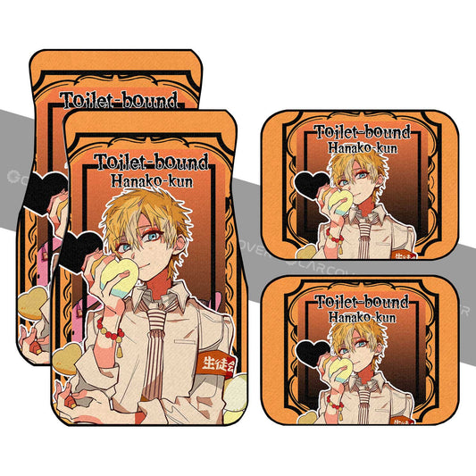 Minamoto Teru Car Floor Mats Custom Anime Toilet-Bound Hanako-kun Car Accessories - Gearcarcover - 1