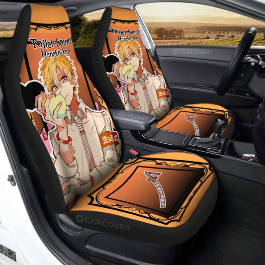 Minamoto Teru Car Seat Covers Custom Anime Toilet-Bound Hanako-kun Car Accessories - Gearcarcover - 1