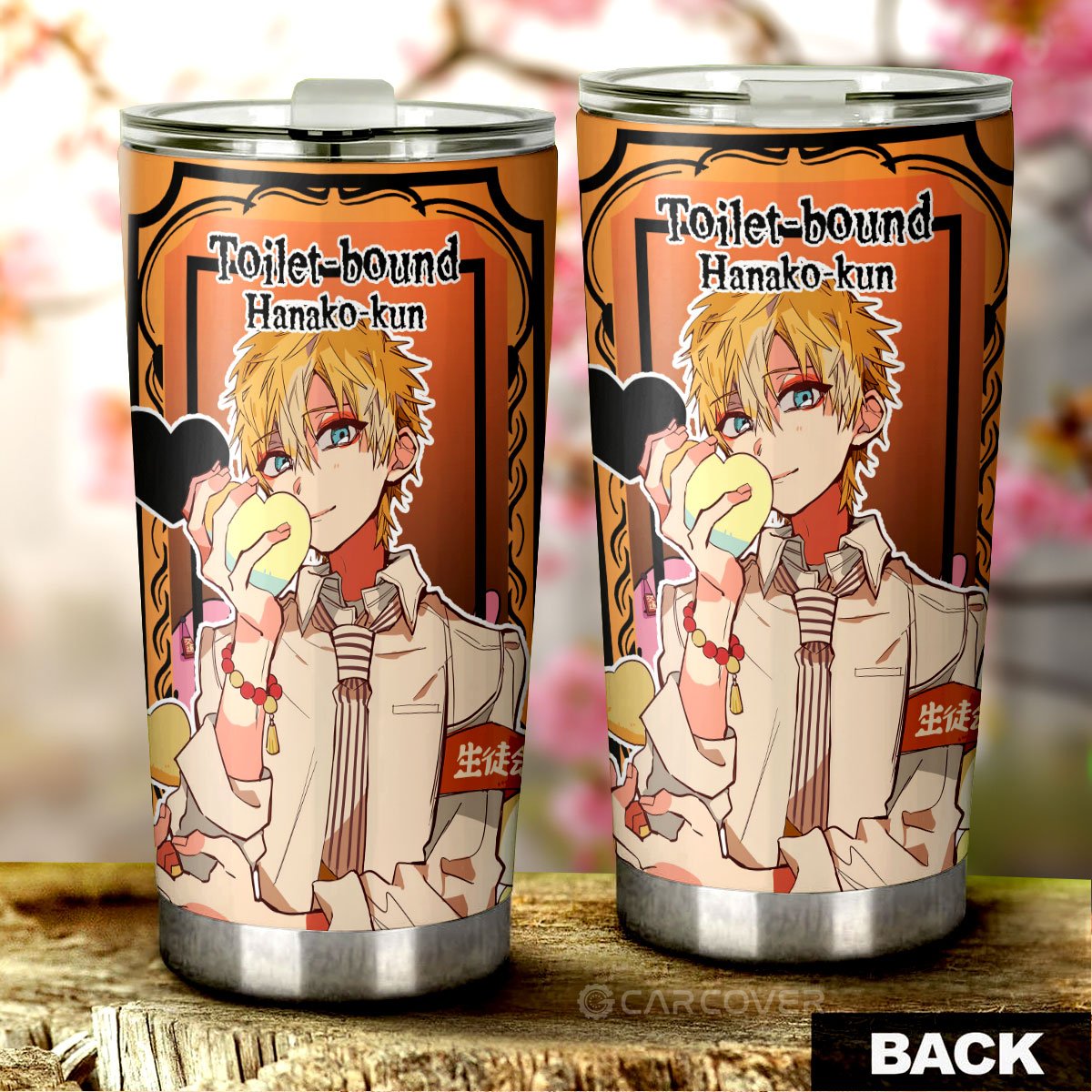 Minamoto Teru Tumbler Cup Custom Anime Toilet-Bound Hanako-kun Car Accessories - Gearcarcover - 3