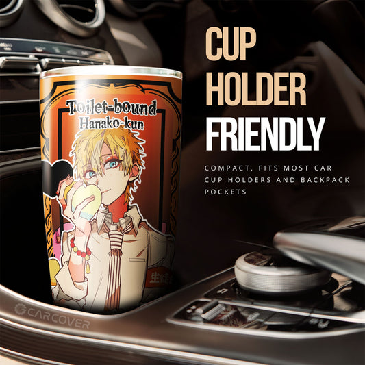 Minamoto Teru Tumbler Cup Custom Anime Toilet-Bound Hanako-kun Car Accessories - Gearcarcover - 2