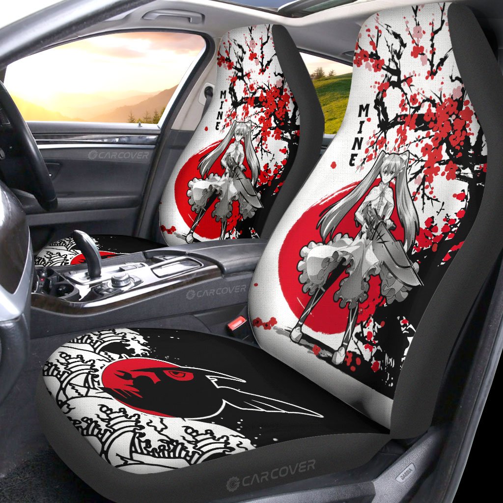 Mine Car Seat Covers Custom Akame Ga Kill Anime Car Accessories - Gearcarcover - 2