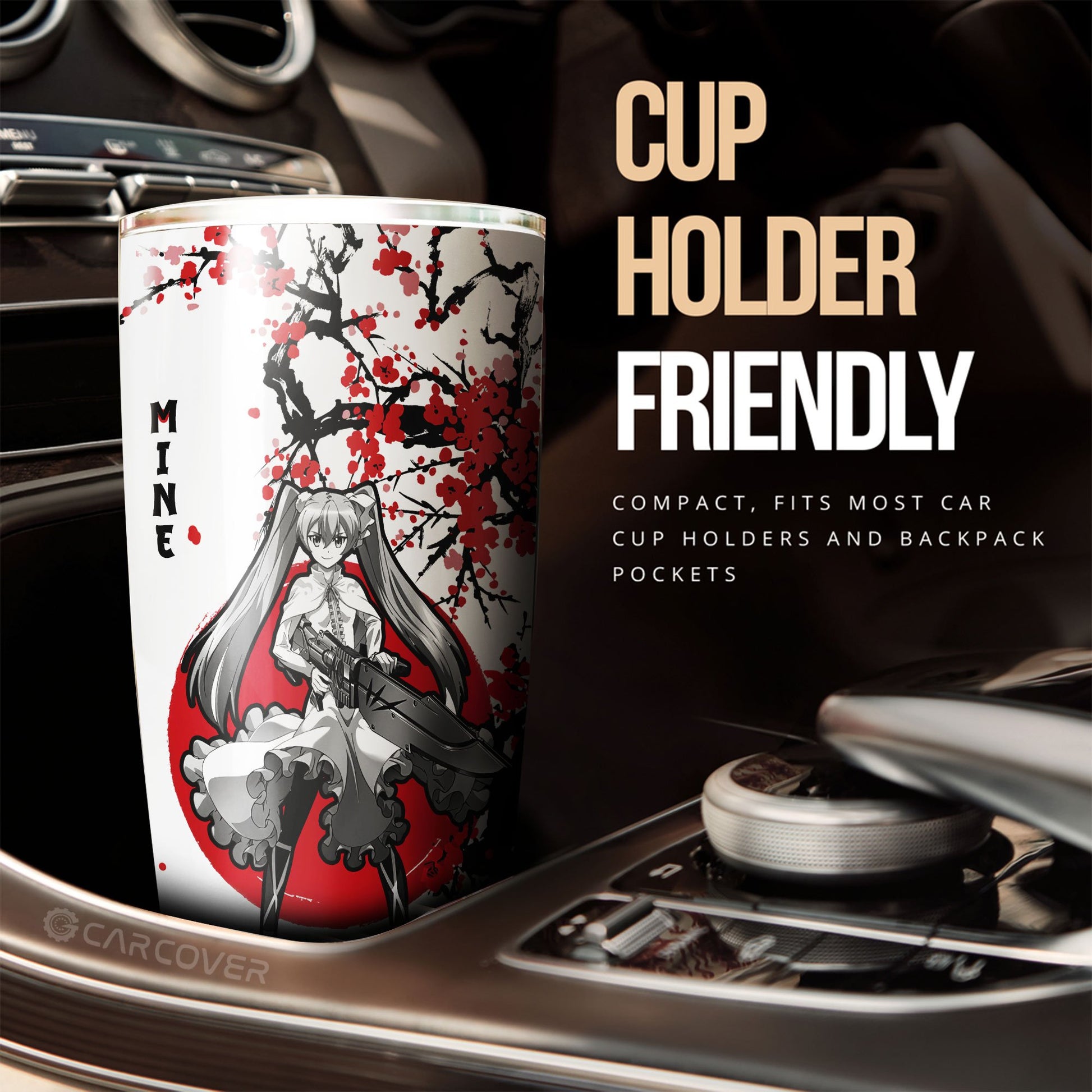 Mine Tumbler Cup Custom Akame Ga Kill Anime Car Accessories - Gearcarcover - 2