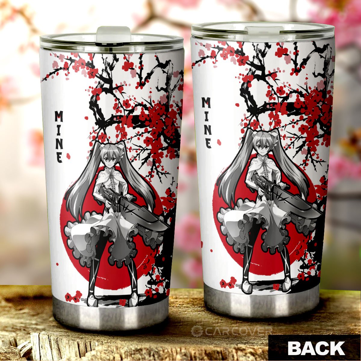 Mine Tumbler Cup Custom Akame Ga Kill Anime Car Accessories - Gearcarcover - 3