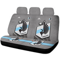 Minnesota United FC Car Back Seat Covers Custom Car Accessories For Fans - Gearcarcover - 2